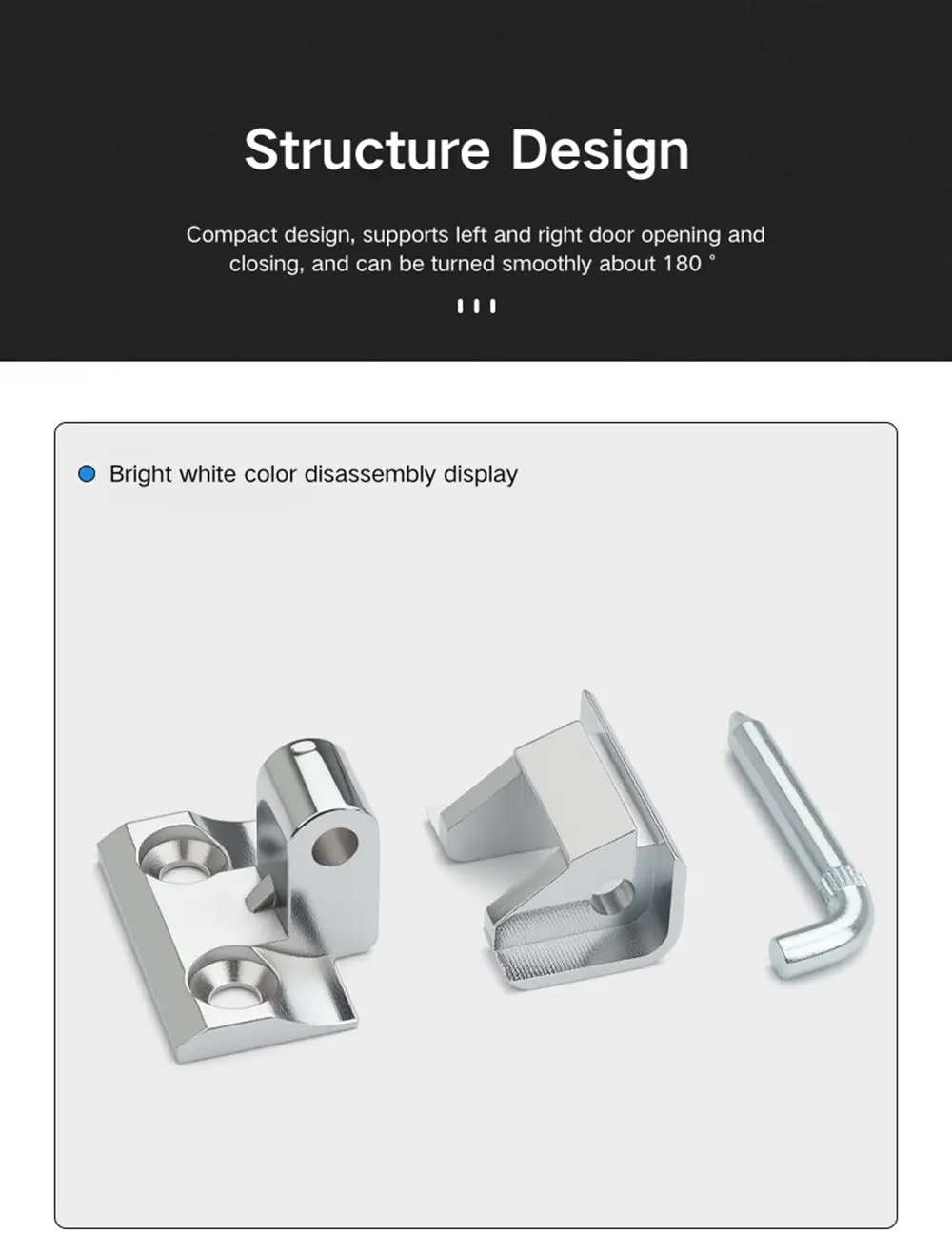 Clip In Pin Electric Cabinet Hinge