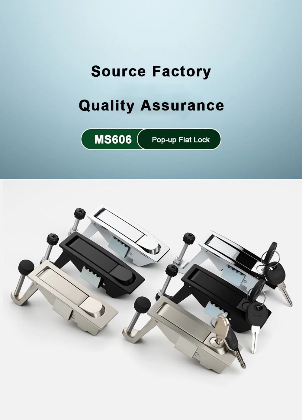 Adjustable Button Bounce Cabinet Lock